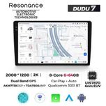 Универсальна  магнітола DUDU 7 2K 9,5" 6/64 Гб, 2000x1200 ,GPS + 4G+CP