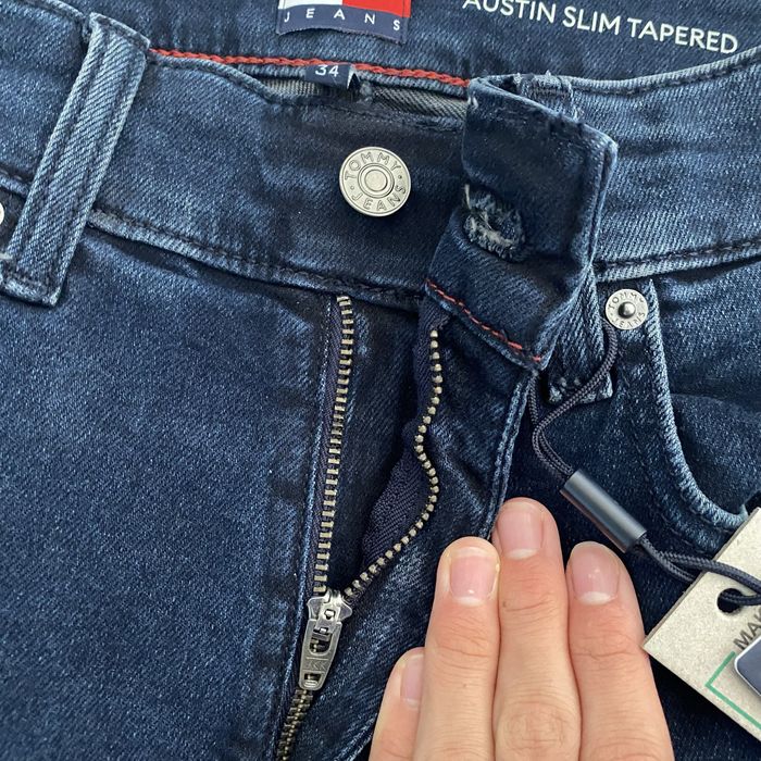 Calças jeans azul escura da Tommy Hilfiger NOVA!