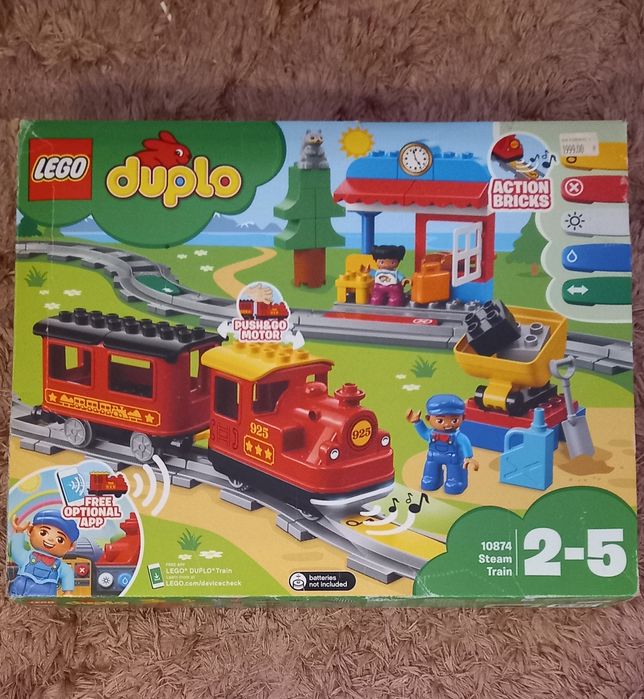Lego duplo 10874 потяг/залізниця конструктор