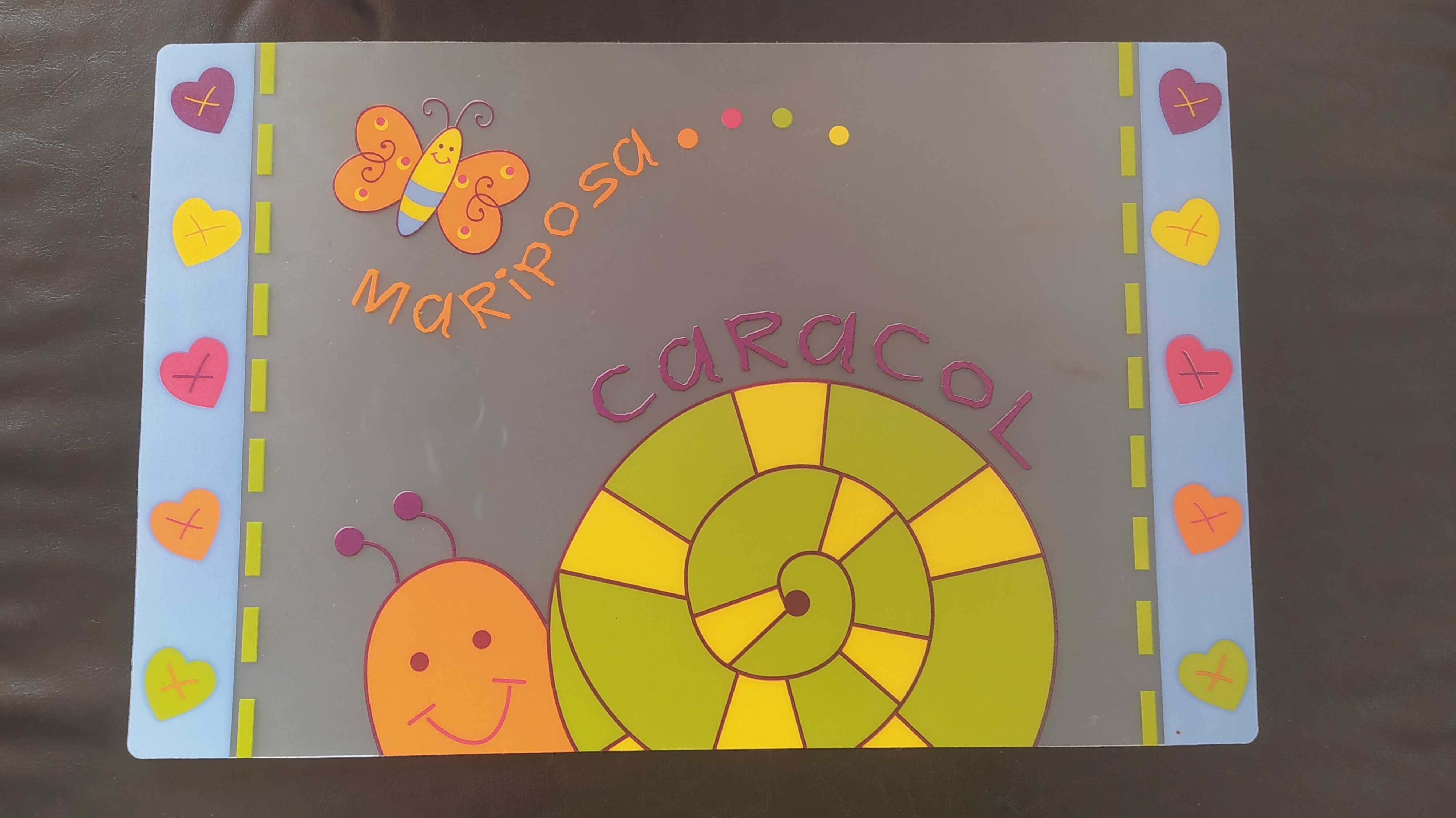 Individual de mesa para criança