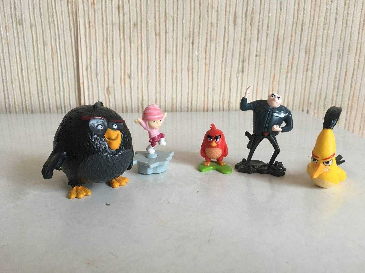 Фігурки Angry Birds та Despicable Me (Комплектом)