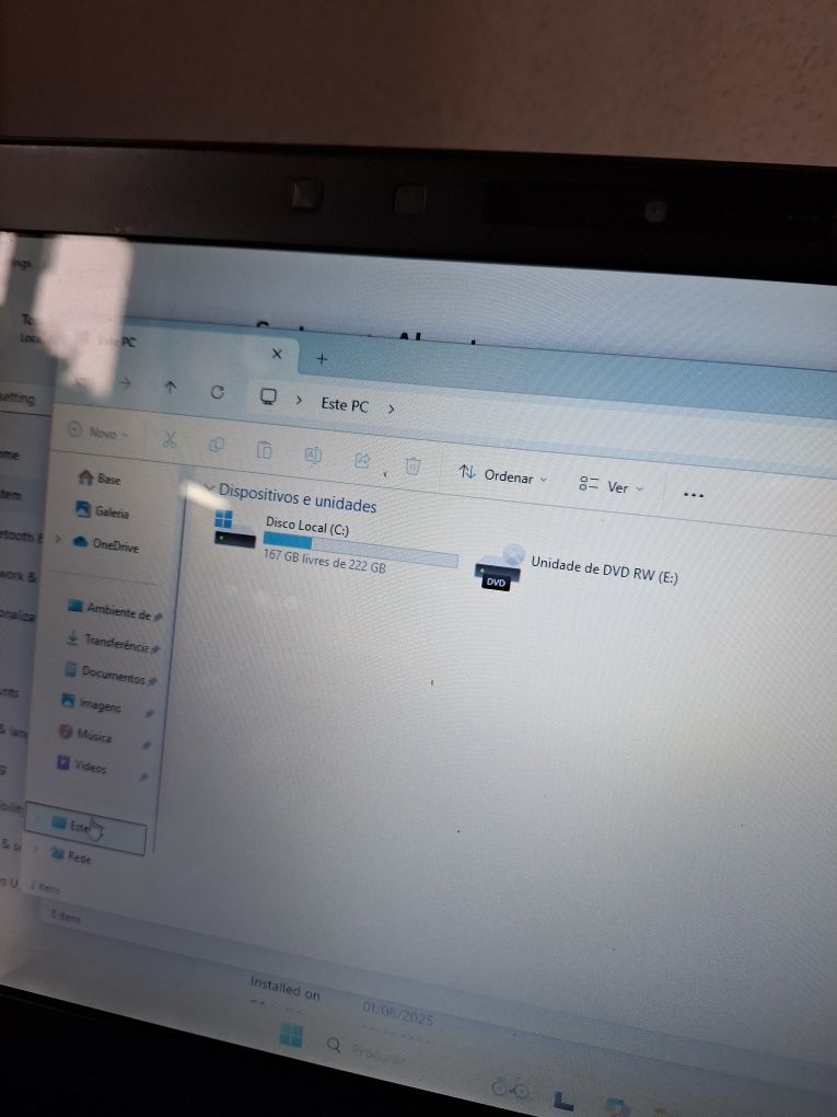 Toshiba Corei5 Windows 11 webcam disco ssd bateria com autonomia
