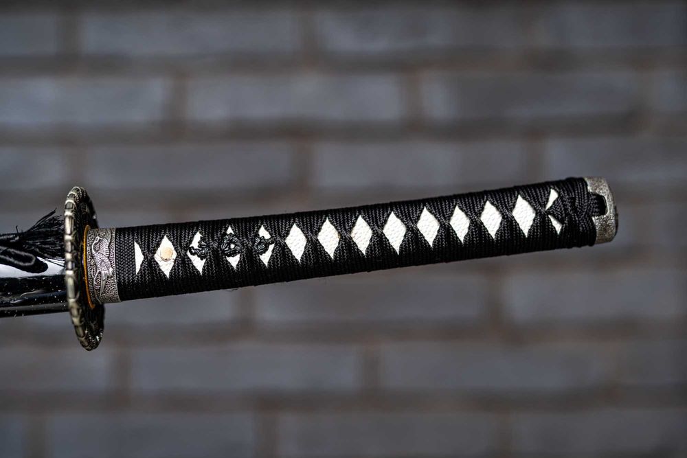 Miecz Samurajski Japońska Katana Stal Damasceńska Handmade Wa-Wa
