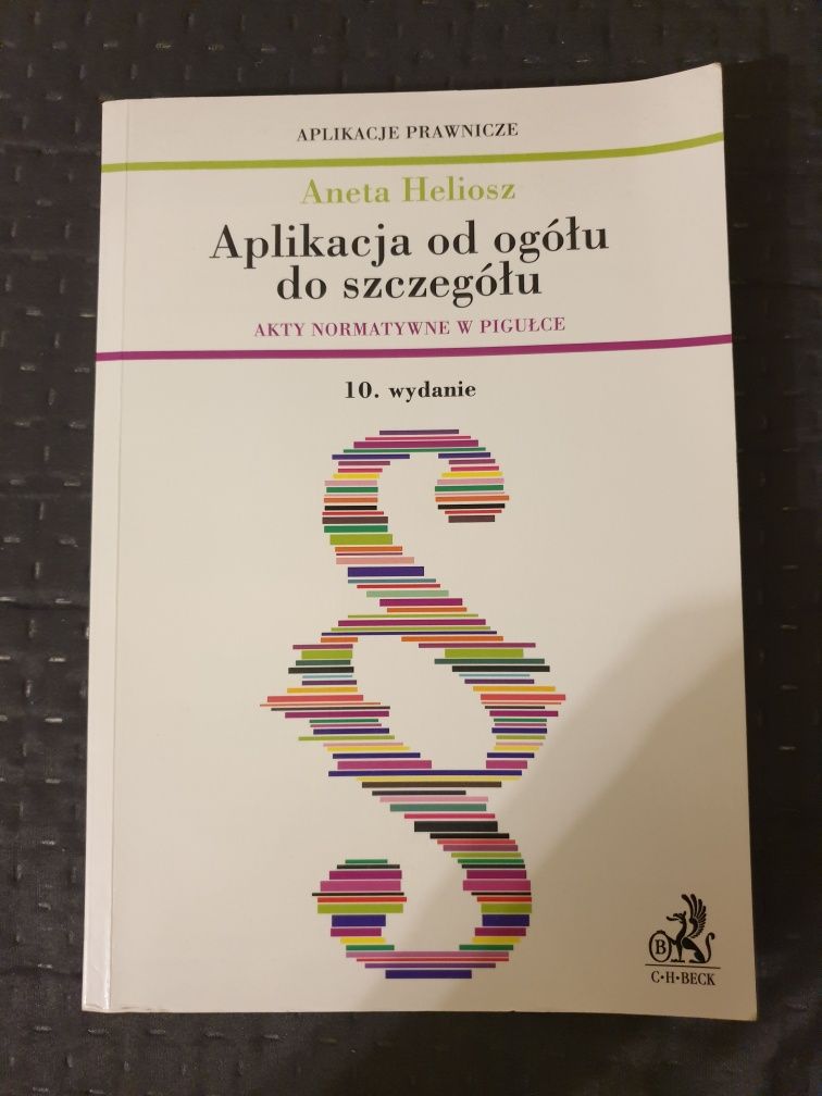 Aplikacja od ogółu do szczegółu. Akty normatywne w pigułce A. Heliosz