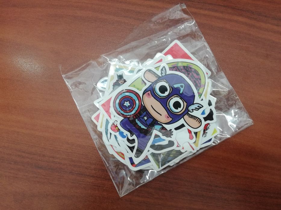 Autocolantes Marvel DC e Comics colecção Lotes varios