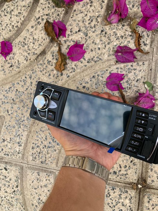 Auto-Rádio Mp5 1 din Novo Full-HD, USB,SD,60x4w Novo em caixa