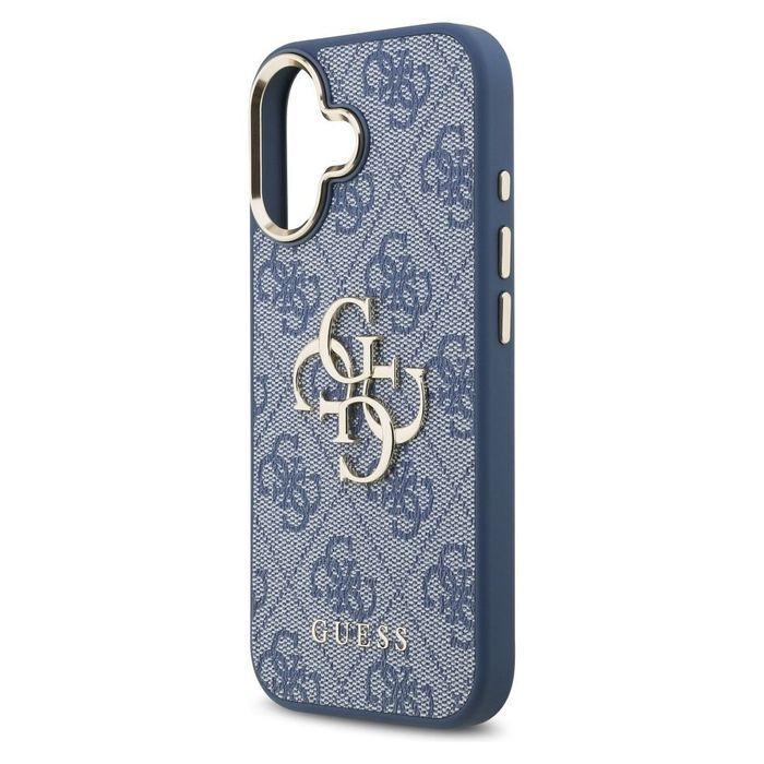 GUESS futerał do iPhone 17 GUHCP17S4GMGCBL złoto-niebieski PU z