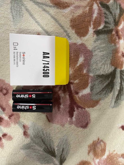 Аккумуляторы Li-ion INR Soshine 14500 900 mah