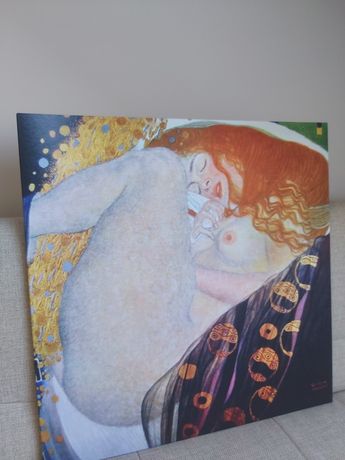 Obraz Reprodukcja obrazu Danae Gustav Klimt 40x40cm