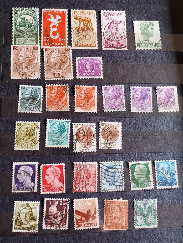 Znaczki pocztowe poste Italiane