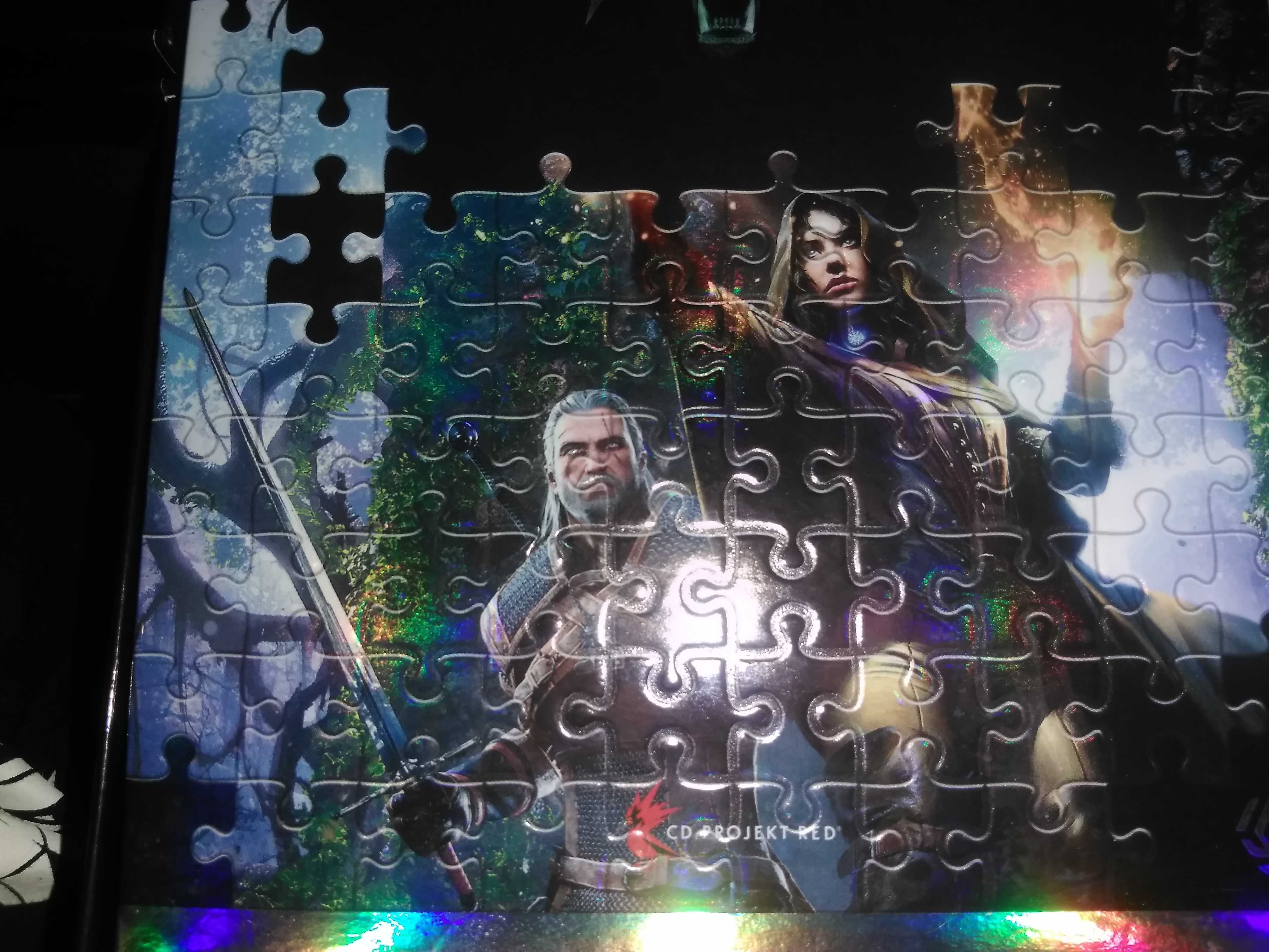 Wiedźmin puzzle 1000 Cenega Good Loot worek plakat.