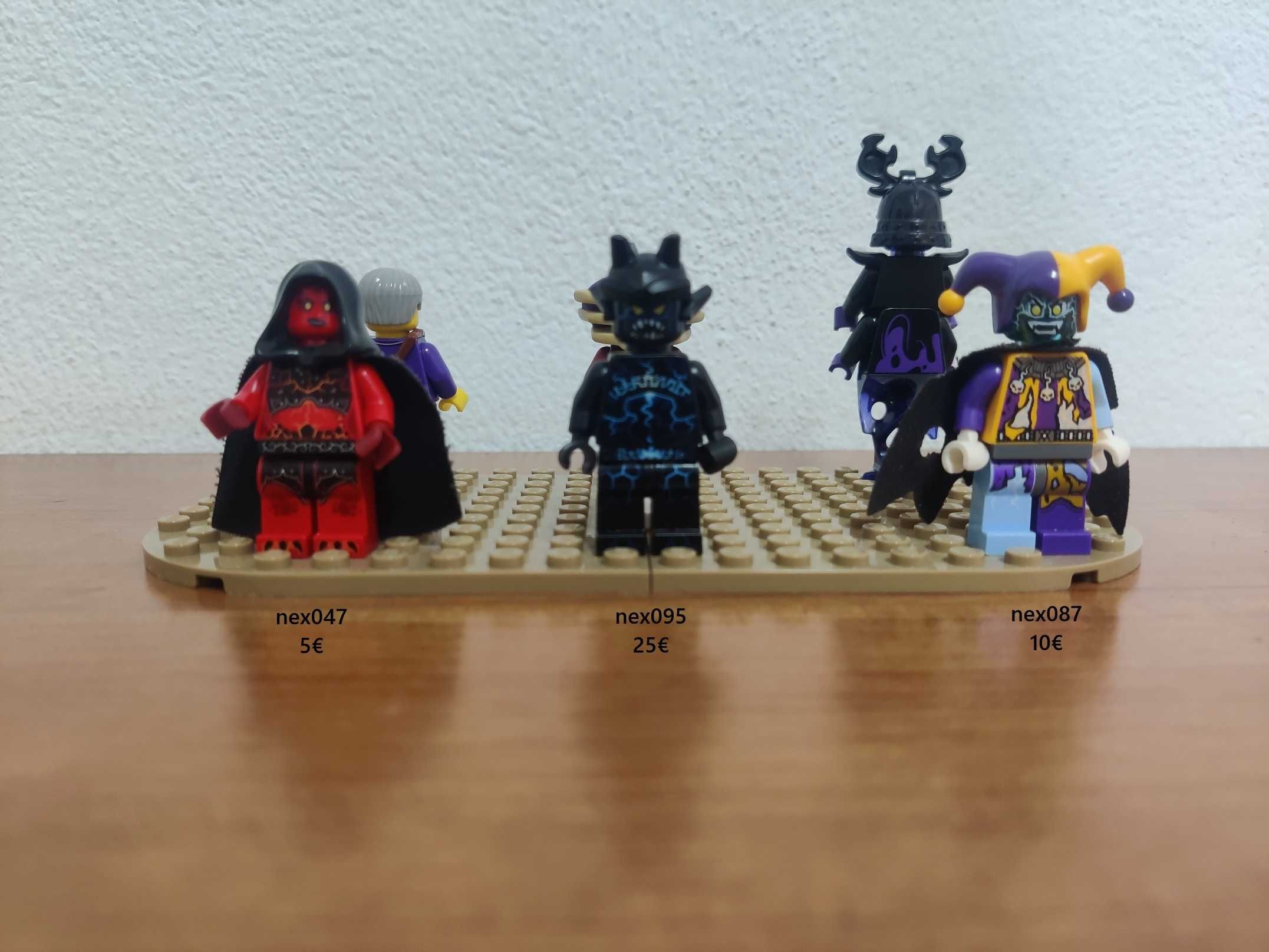 Vendo lote minifigs Lego Ninjago e Nexo Knights