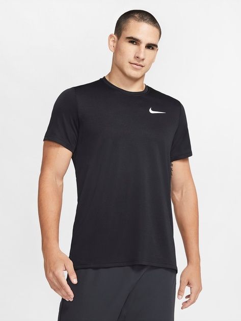 Футболка Nike Swoosh Dri-Fit black і Academy 23 (Розмір М)
