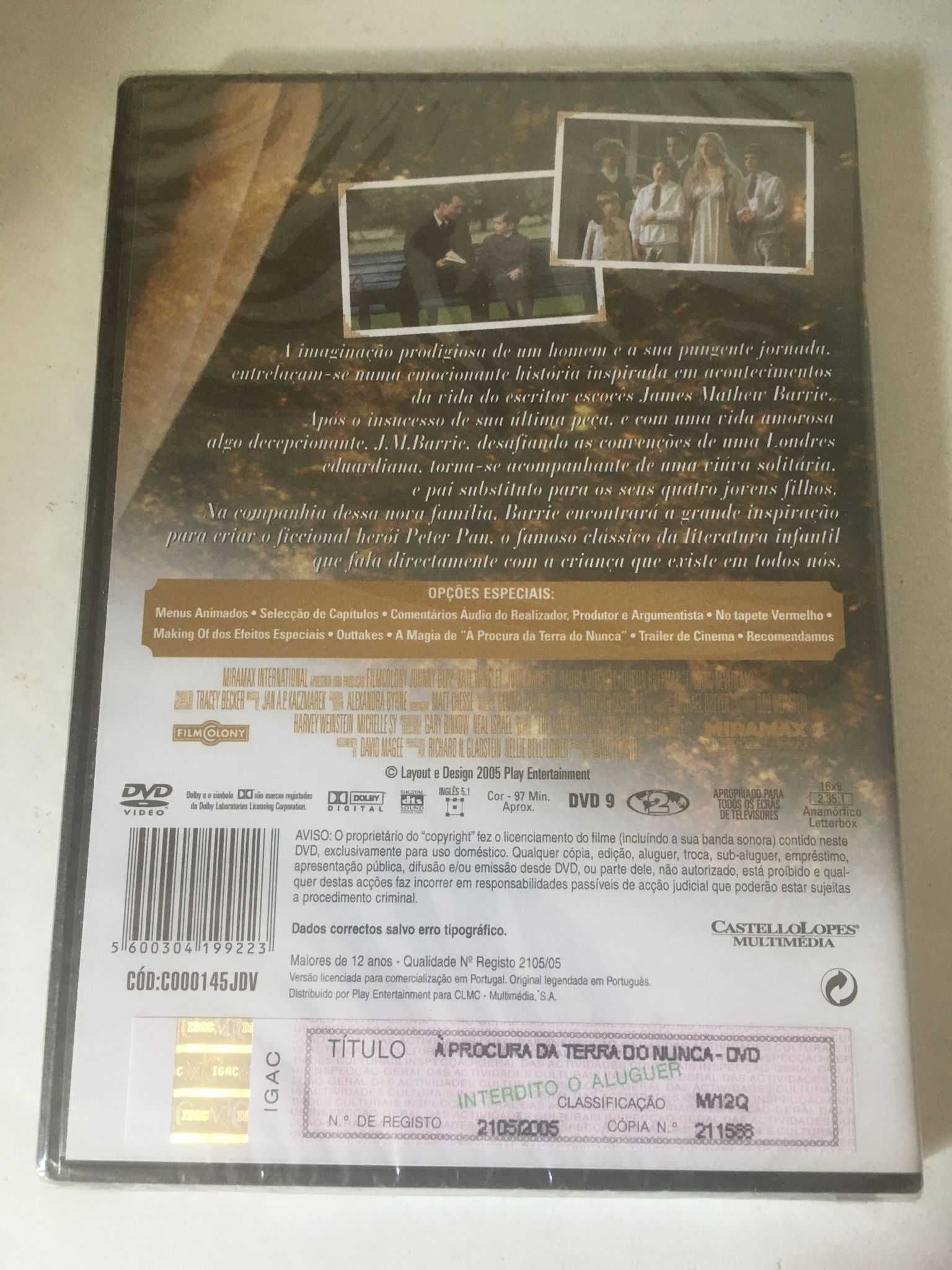 DVD - À Procura da Terra do Nunca