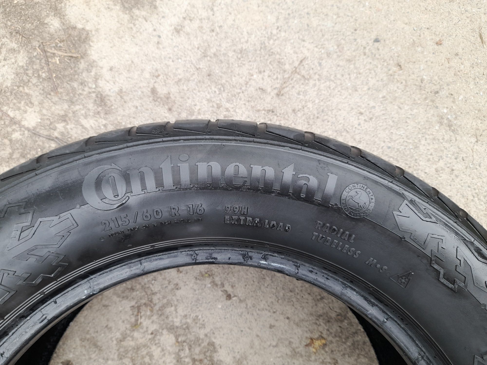 215/60/16. Continental.