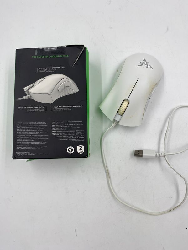 mysz gamingowa razer deathadder essential usb optyczna biała opis