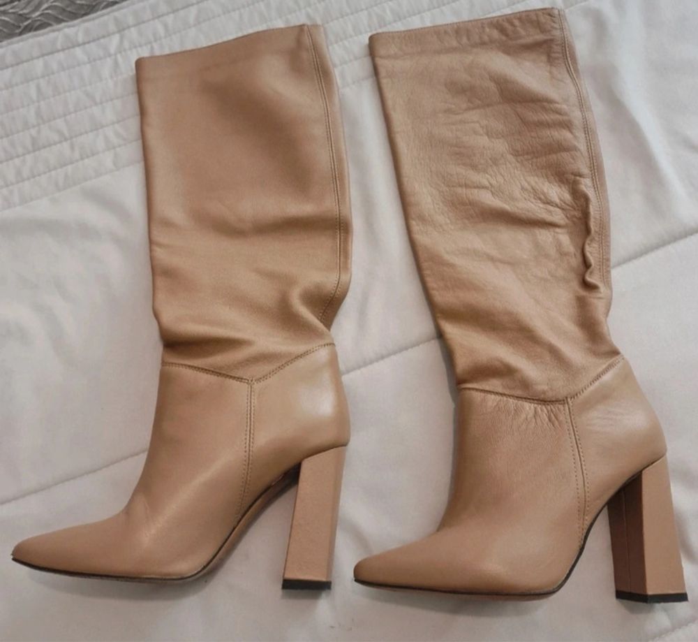 Botas em pele Prof
