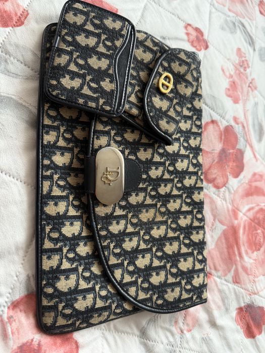 Клатч Dior vintage navy