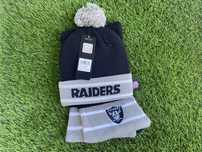 NFL Raiders Oakland/ Las Vegas шапка и шарф, нфл нхл