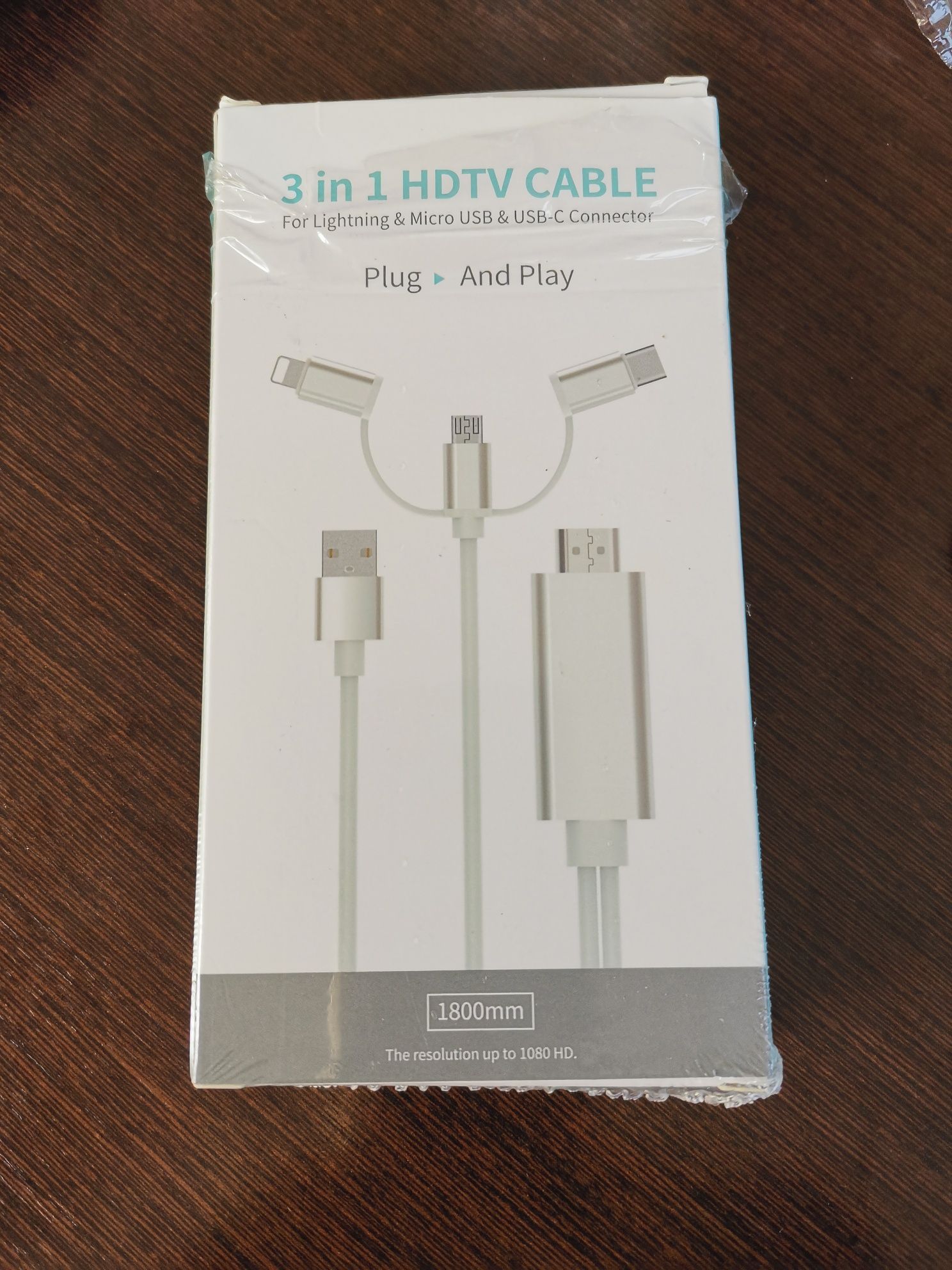 Cabo hdmi type-c