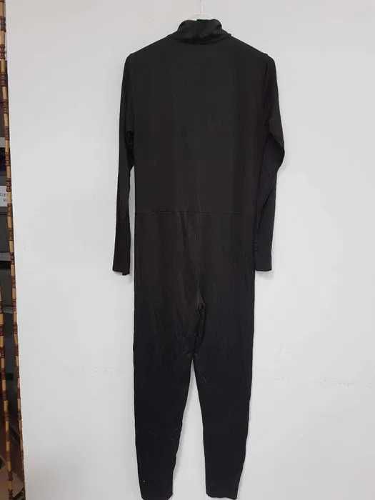 Czarny kombinezon Zentai lycra spandex dla dorosłych rozmiar L. AM012