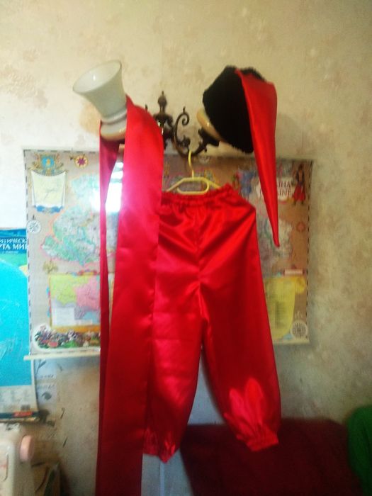 шаровари  українські на зріст 116-140 атлас