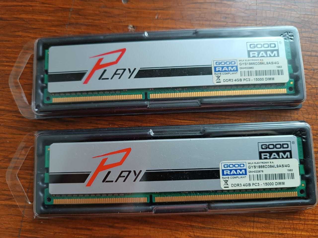 Модуль пам'яті Goodram DDR3 4GB 1866Mhz (GYB1866D364L9AS/4G) (2 шт)