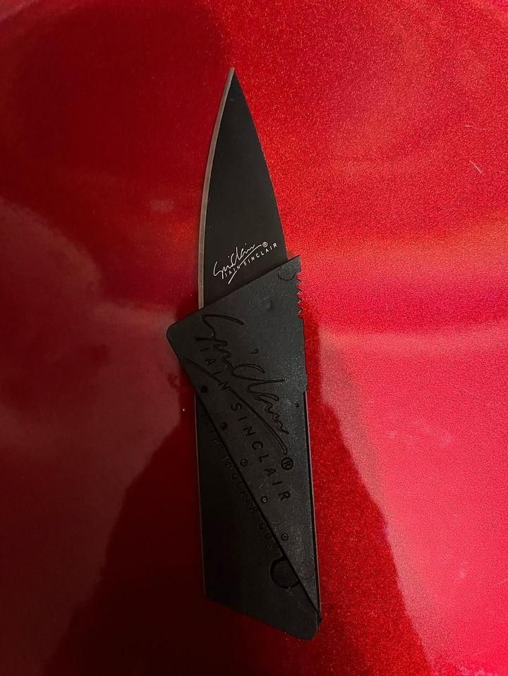 Нож кредитка Саrdsharp