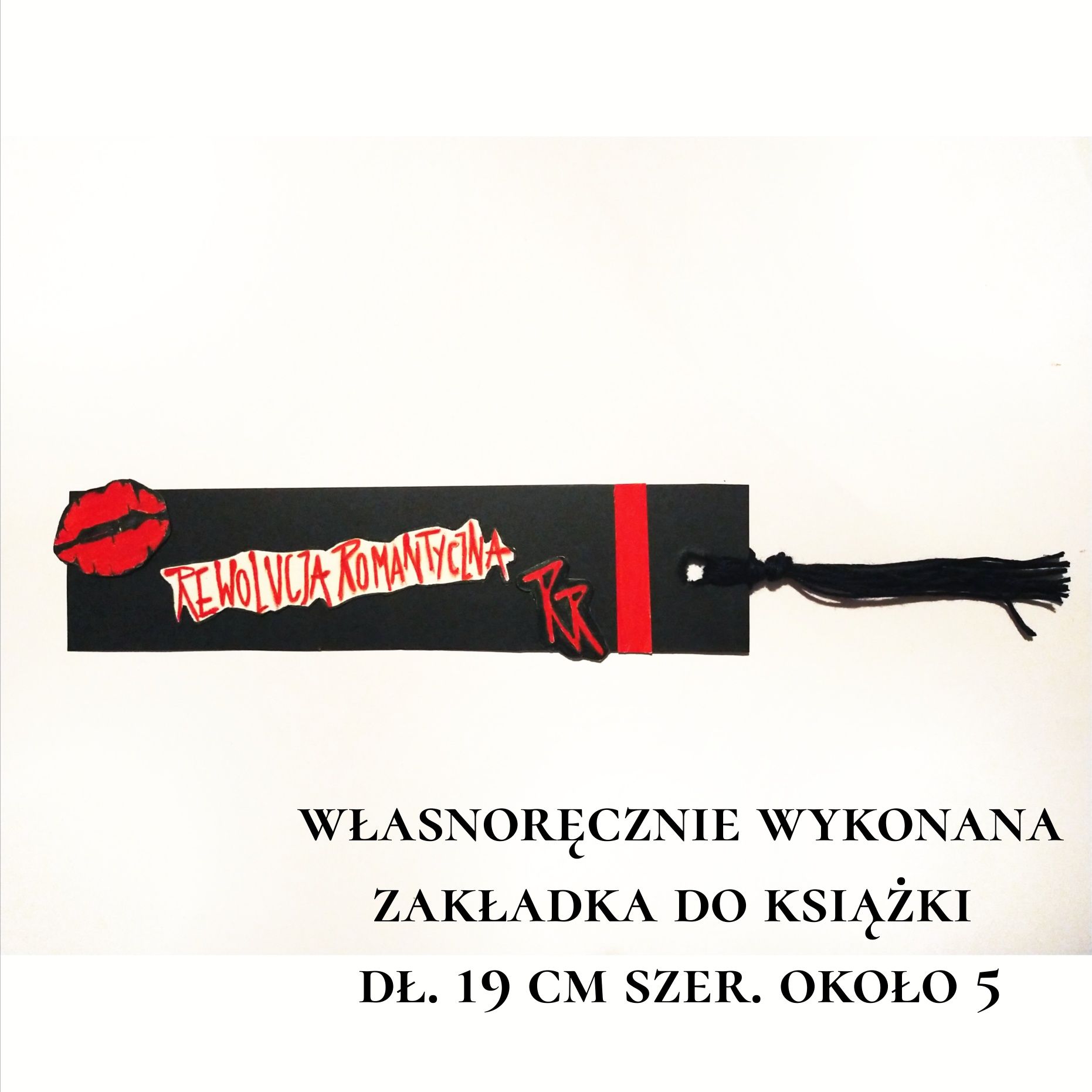 Bedoes własnoręcznie wykonana zakładka do książki