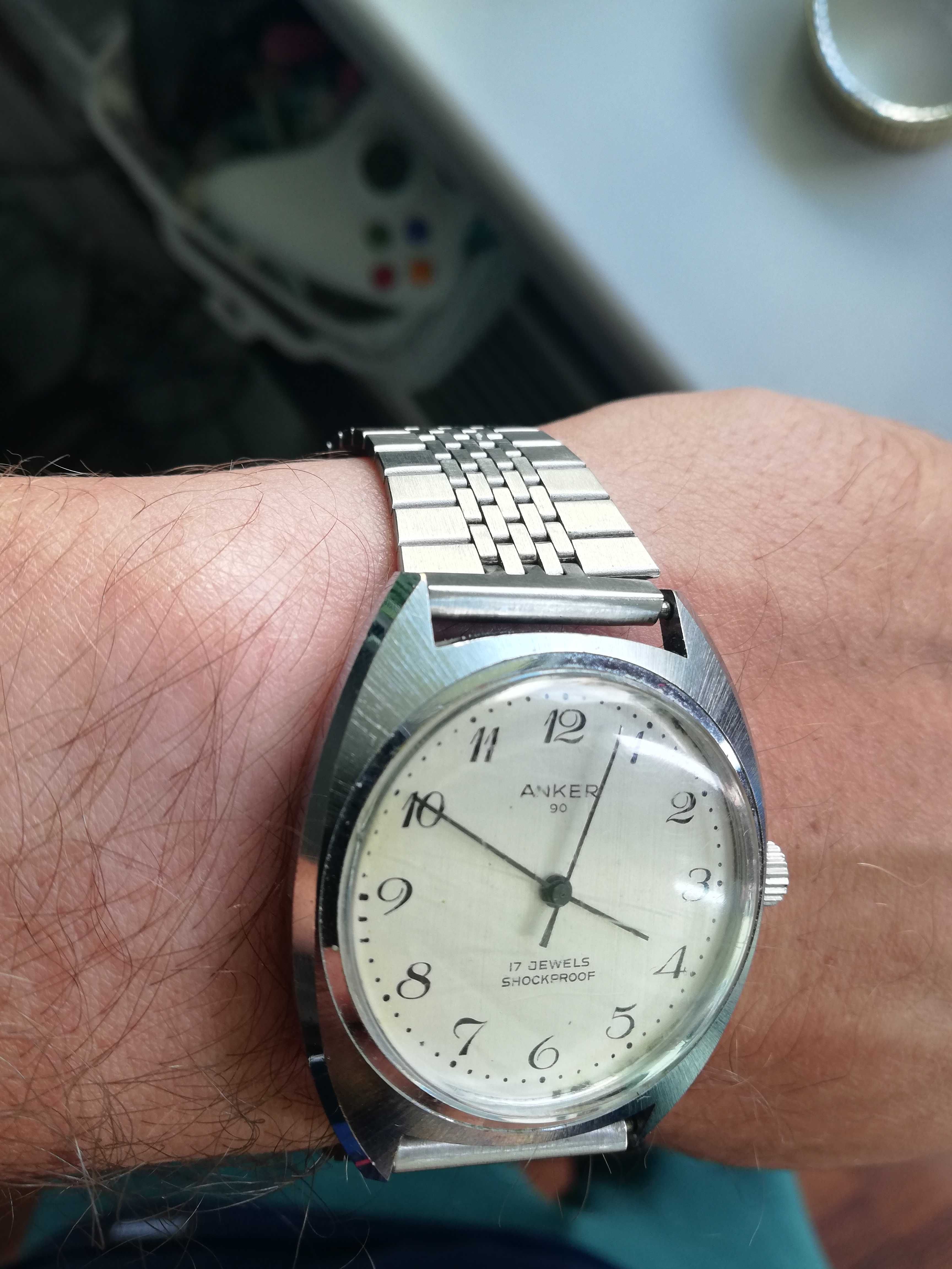 Zegarek Anker 90 swiss made 17J