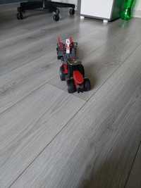 Interaktywny traktor Dickie toys Massey ferguson wraz z przyczepą