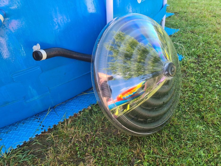 Stozek kolektor słoneczny panel piramida podgrzewacz wody basen