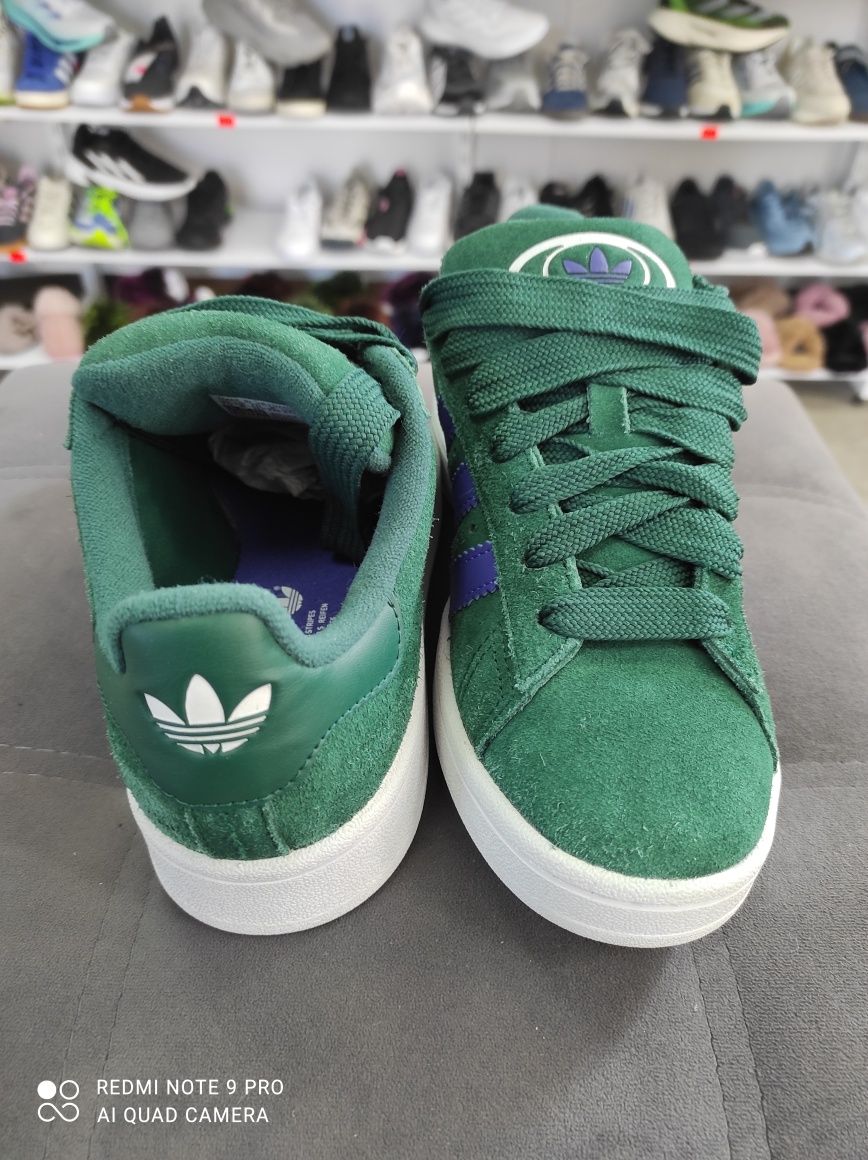 ОРИГІНАЛ 100% Кросівки Adidas Campus 00S Shoes Green ID3170 39