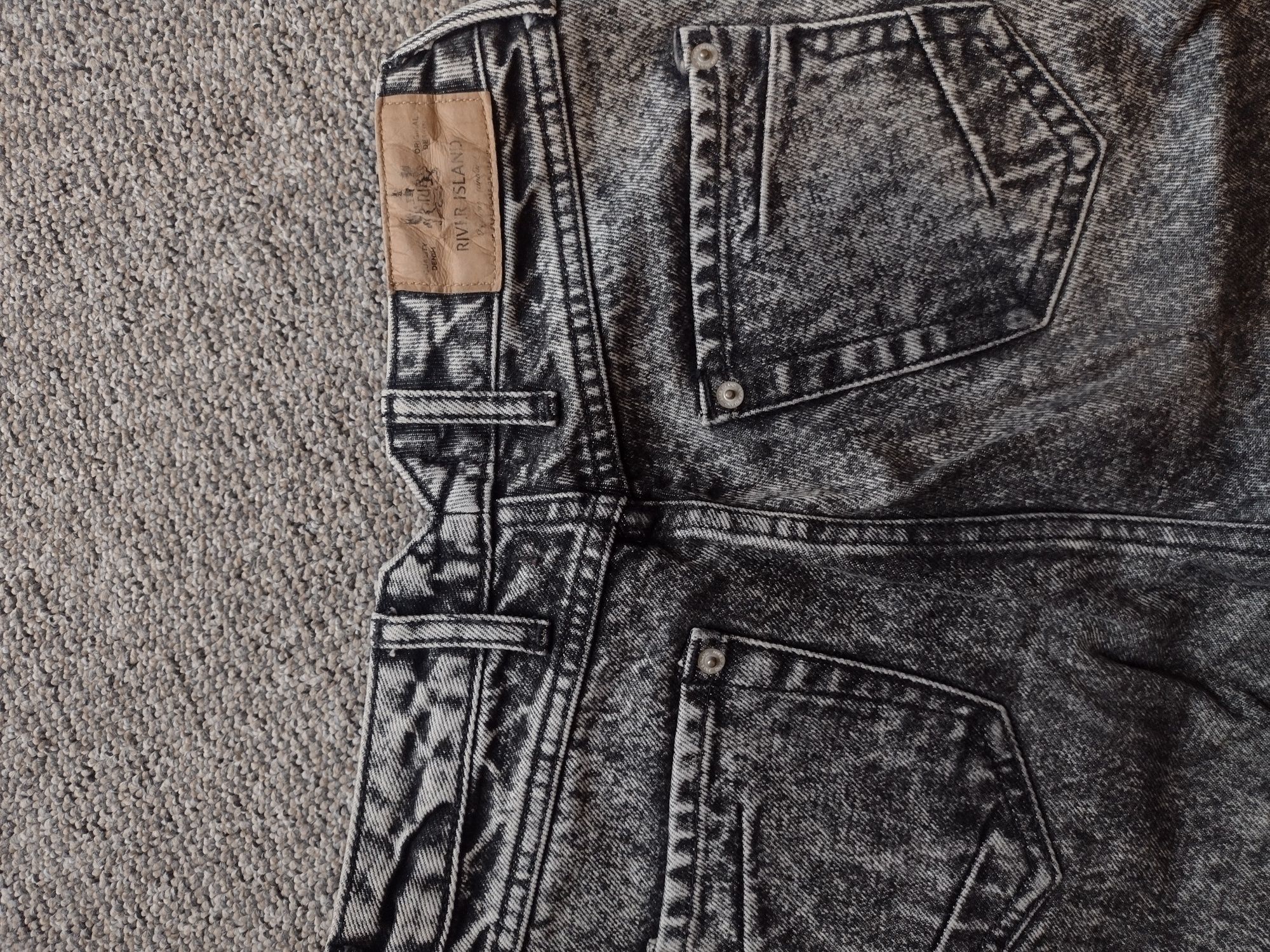 Jeansy Mom RIVER ISLAND rozmiar XS