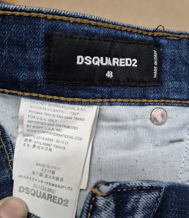 DSQUARED 2 roz. 48 M pas 84 cm męskie jeansy premium made in italy