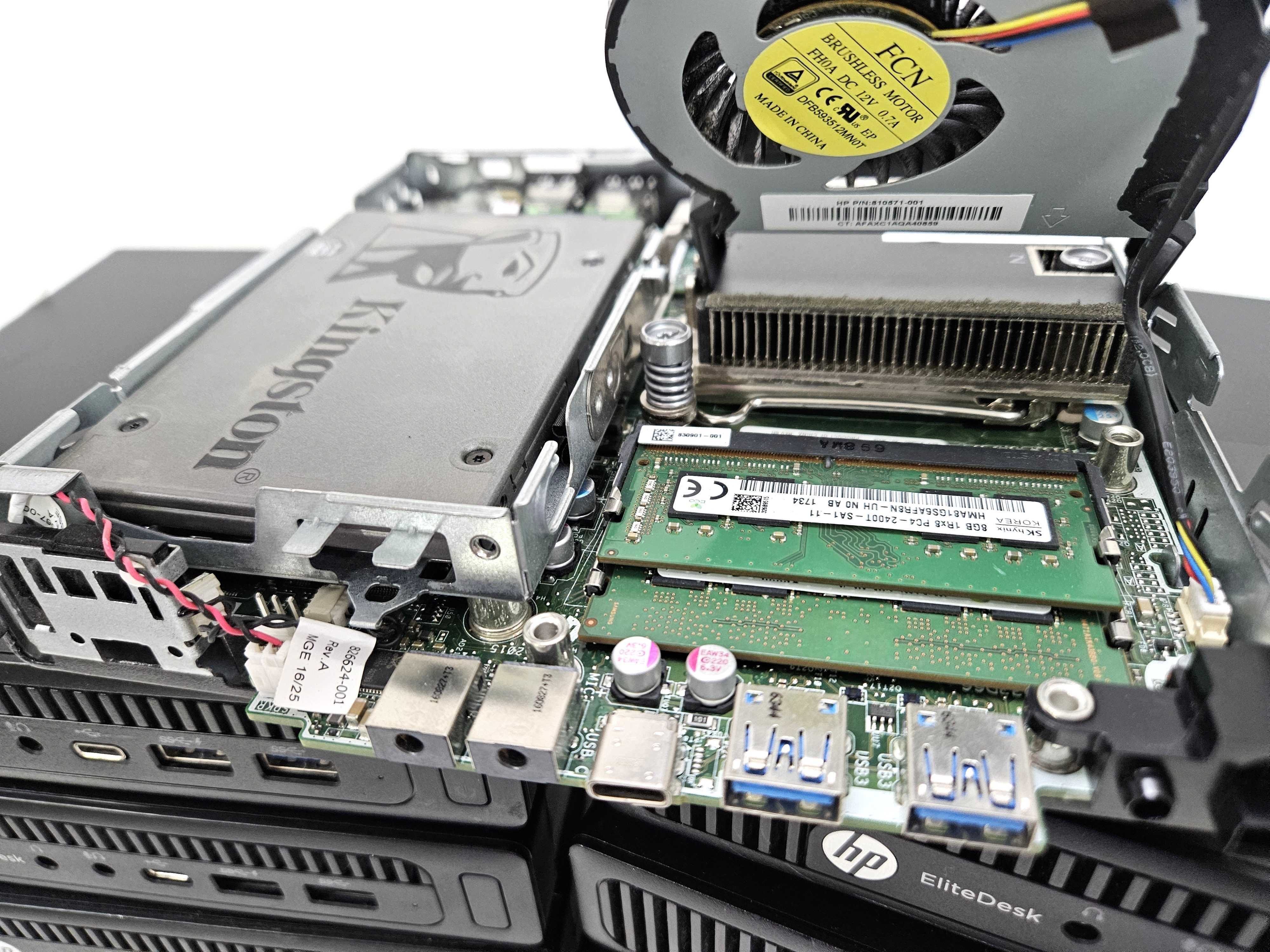 HP EliteDesk 800 G2 DM неттоп міні ПК i3-6100T/16GB DDR4/120Gb SSD ОПТ