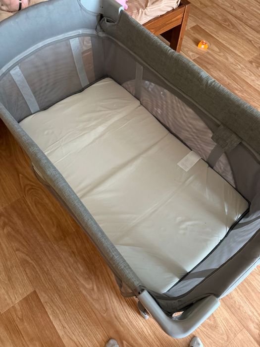 Манеж-ліжко Joie Kubbie Sleep Foggy Gray