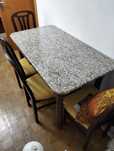 Mesa de cozinha pedra mármore