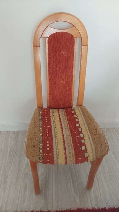 Drewniany stół + 10 krzeseł