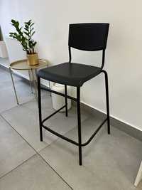 Krzeslo hoker czarne Ikea stan idealny