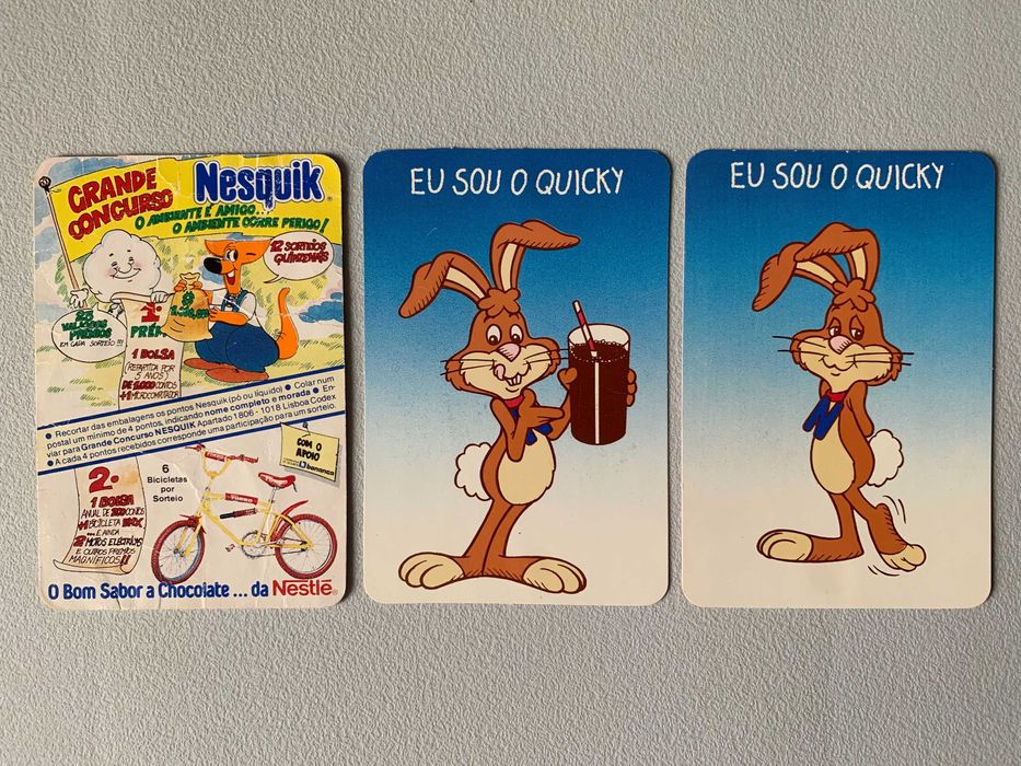 3 Calendários Nesquik (1 de 1988, 2 de 1991)