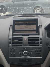 Mercedes C-class w204 консуль дисплей comand екран магнітофон клімат