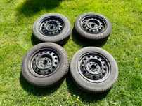 Używane 4 opony MICHELIN 165/70 R14 GREEN X z felgami