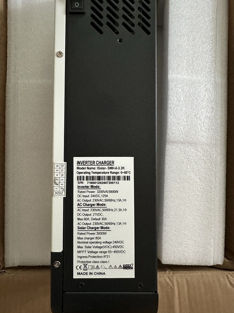 EAsun power гібридний інвертор, ISolar-SMN-II-3.2K