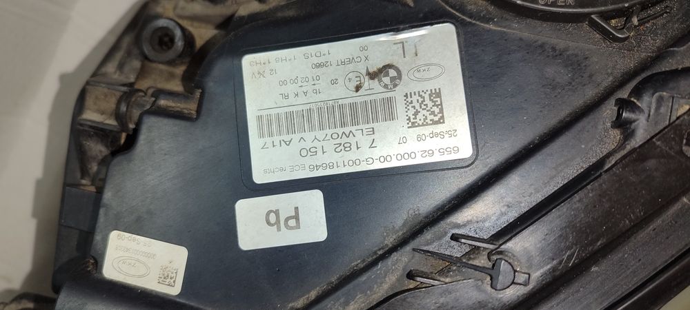 Lampy przód lewa prawa Bmw 7 F01 F02 2008 - 2015 Bi Xenon Led Skrętny