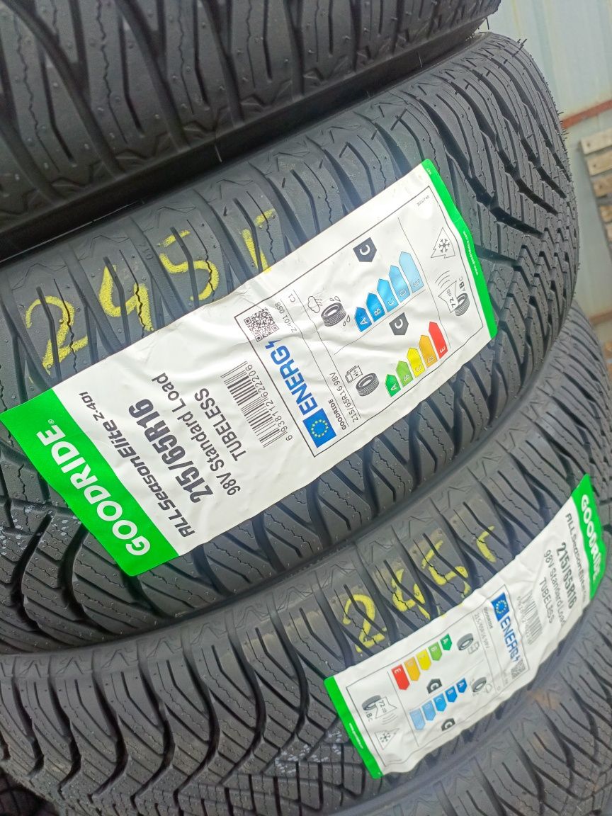 Nowe opony całoroczne wielosezonowe 215/65/16 Goodride 2025r