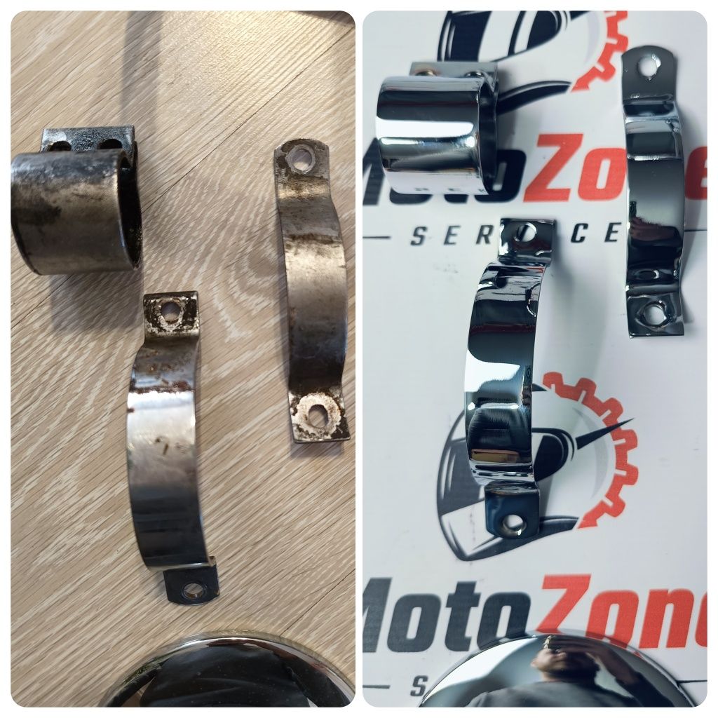 Chromowanie elementów motocyklowych MZ ETZ ES Jaskółka WSK B1 B3 Jawa