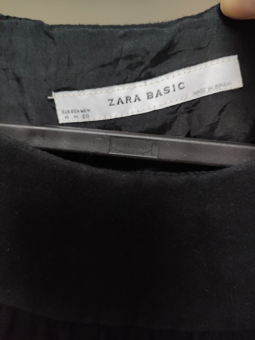 Sukienka z weluru Zara