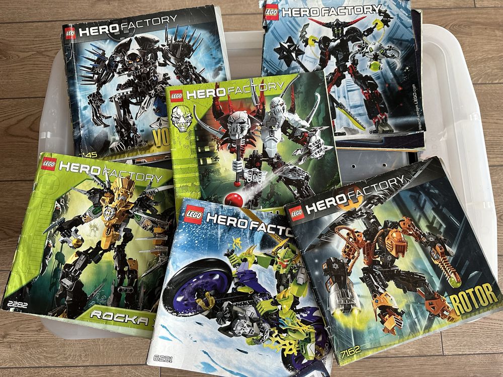 LEGO Hero Factory Bionicle + instrukcje + filmy