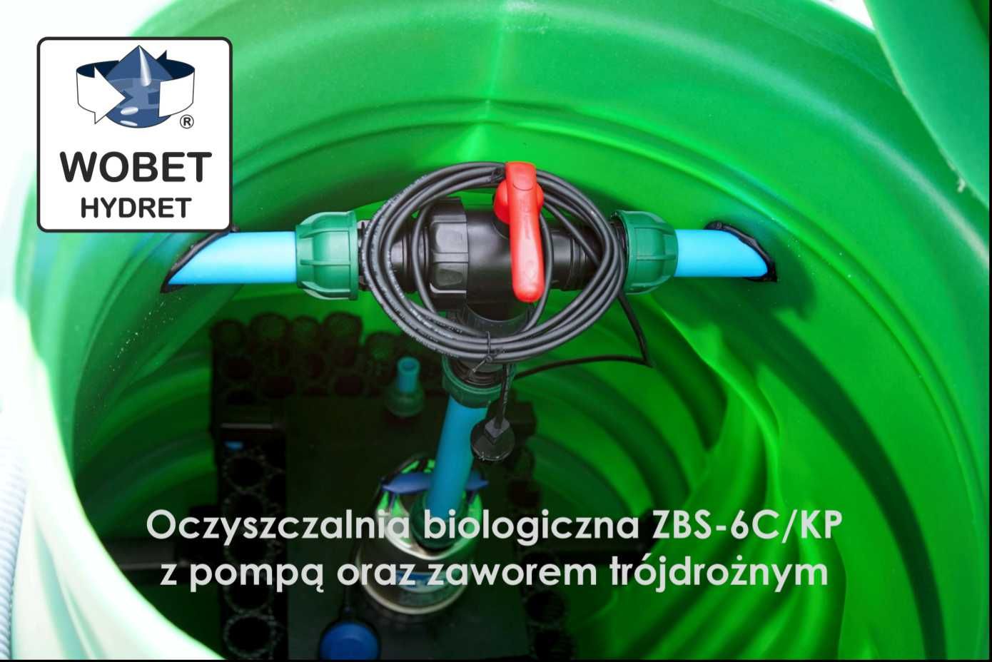 Oczyszczalnia ścieków biologiczna 2 komory 4000 litrów WOBET ZBS-6C
